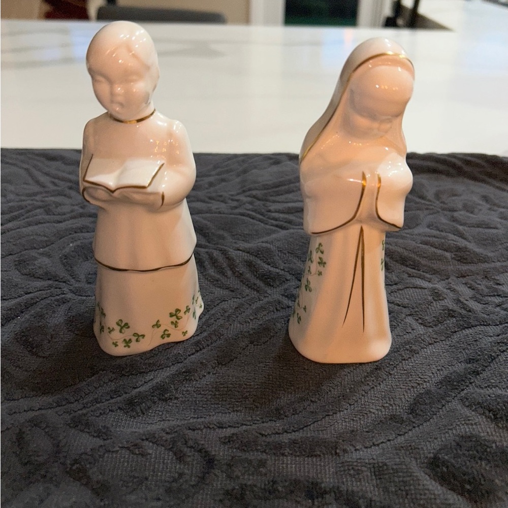 Royal Tara Ireland Bone China Nun & Choir Boy Figurine Set – Retired Shamrock